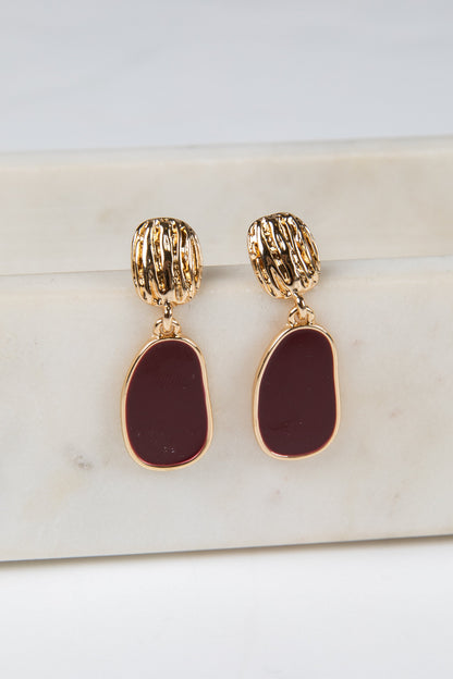 Caroline Gold Drop Earrings