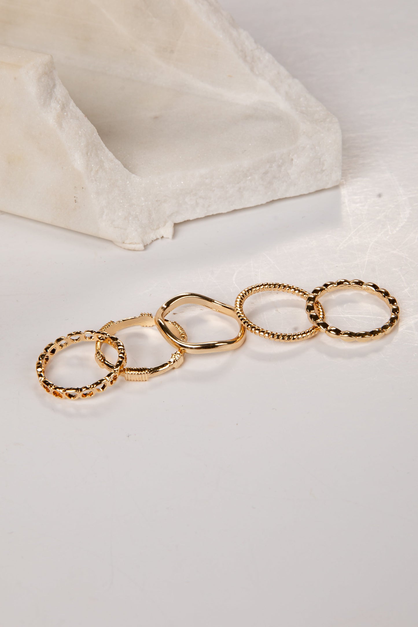 Callista Gold Ring Set
