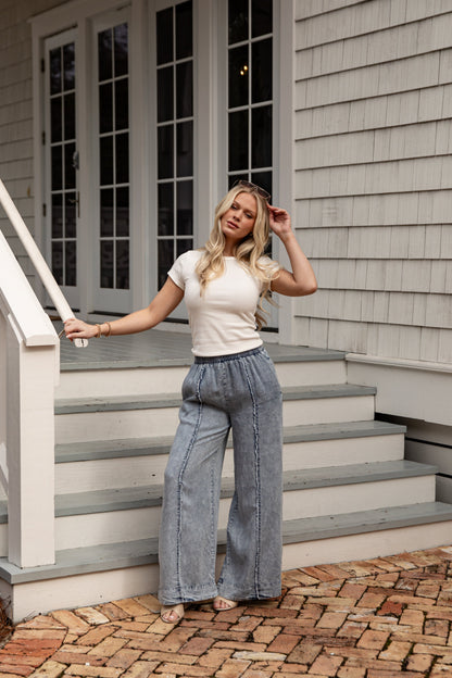 Big Dreams Light Wash Denim Pants