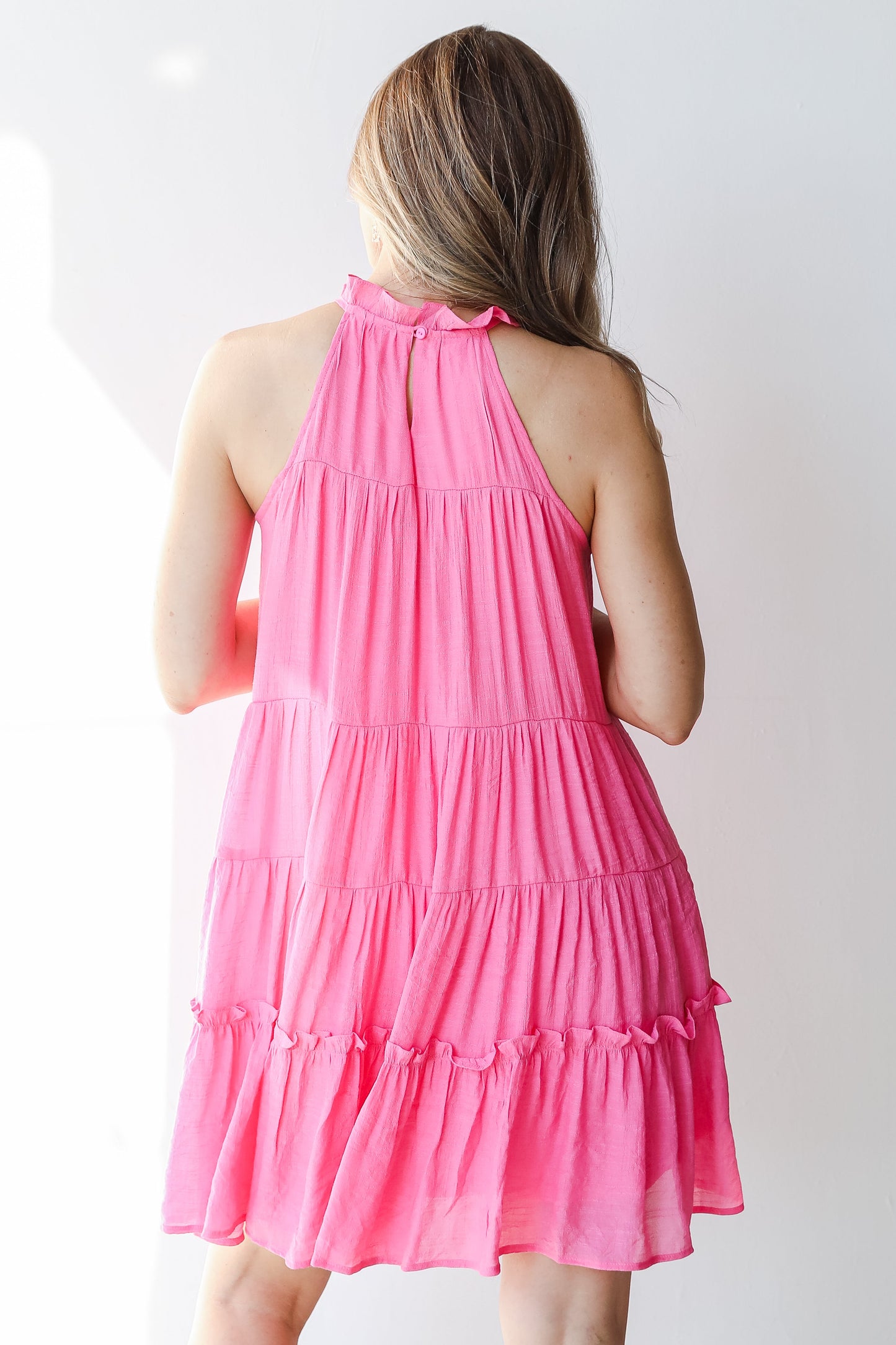 Dreaming In Color Tiered Mini Dress