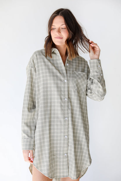 All The Trends Plaid Tunic