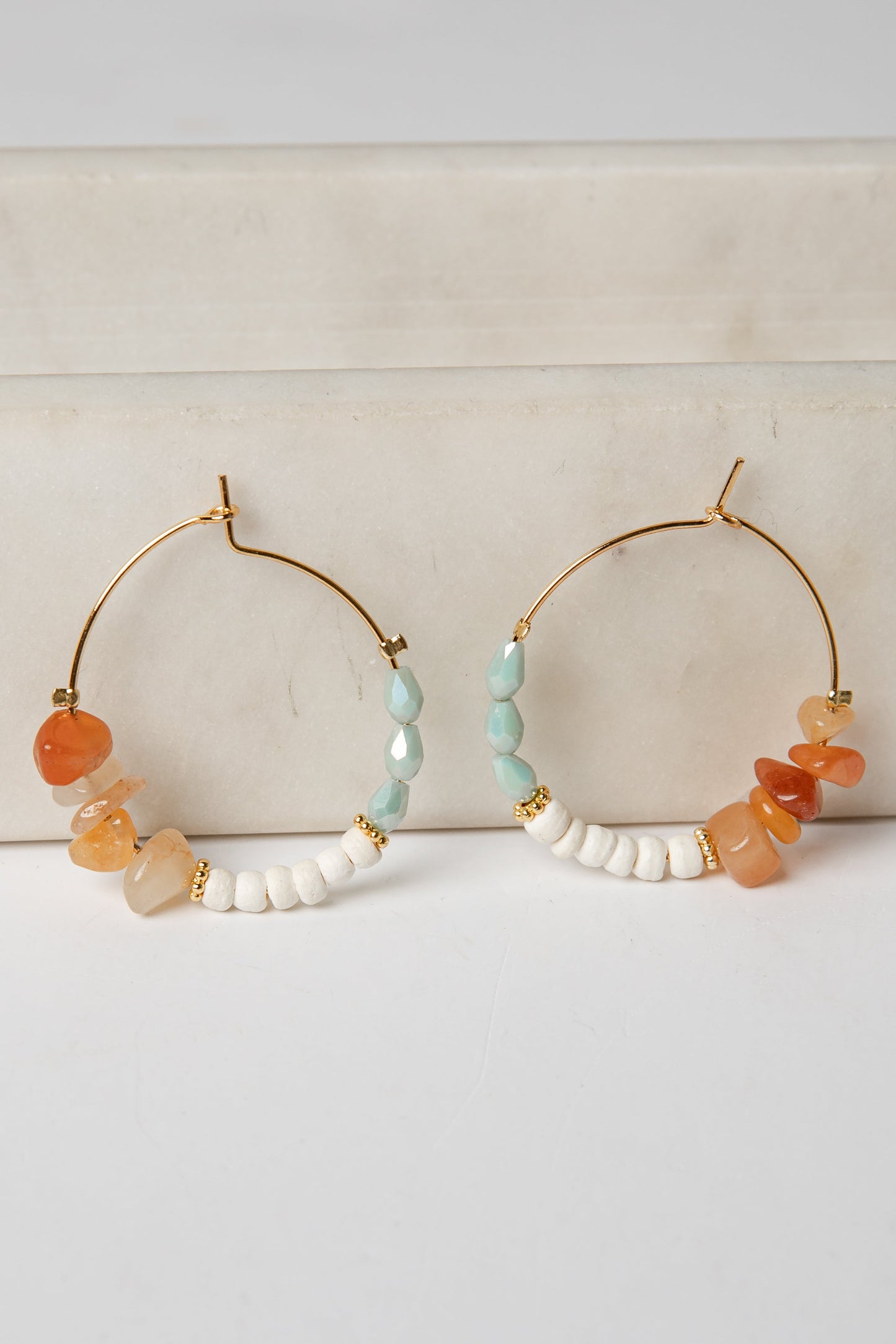 Aspen Beaded Hoop Earrings